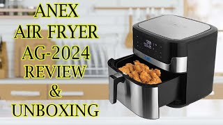 Anex Deluxe Air fryer AG2024 Review and Unboxing [upl. by Dietrich210]