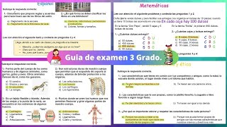 Guia de tercer grado primer trimestre [upl. by Glenna]