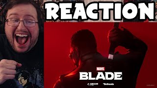 Gors quotMarvels Blade The Gamequot Reveal Trailer REACTION [upl. by Petuu]