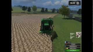 farming simulator JOHN DEERE 9950 COTTON PICKER [upl. by Schaper63]