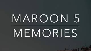 Maroon 5  Memories LyricsTraduçãoLegendadoHQ [upl. by Lisab]