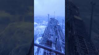 Antarctica Ocean 🌊 sea bigwaves ocean storm antarctica foryou shorts viralvideo ytstudio [upl. by Eidnalem469]