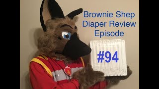 Brownie Shep Diaper ReviewEp 94 quotDotty Diaper CompanyPlayful Pupsquot [upl. by Abbey]