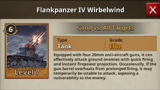 New Update New Units is here quotFlankpanzer IV Wirbelwindquot  Road to valor WWII [upl. by Calbert]