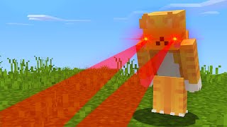 Minecraft But My Eyes Are Lasers [upl. by Anirtak]