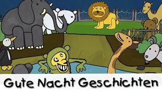 😴 Gute Nacht Geschichten Nachts im Zoo  Geschichten für Kinder [upl. by Silvers990]