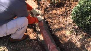 How to install landscape edgers around your flowerbeds [upl. by Gennifer]