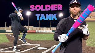 Hitting with the 2025 SOLDIER TANK  BBCOR Baseball Bat Review [upl. by Ethyl]