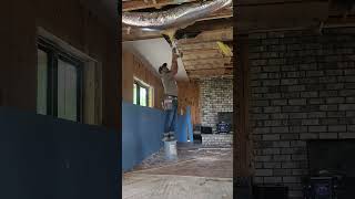 hanging drywall like share subscribe subsc [upl. by Blinnie]