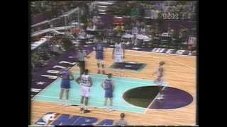 NBA All Star Game 1993  no commentary  Live audio 1012 [upl. by Nirej]