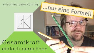 Kräfteaddition  Vektoren addieren  Berechnung  Physik einfach erklärt  Schulphysik [upl. by Pepi568]