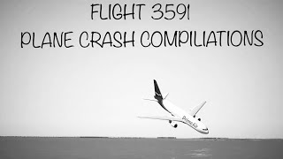 Plane Crash Compilations Aviation Disasters Flight 3591 Flight 222 MD11 Lufthansa Cargo Crash [upl. by Enialed]