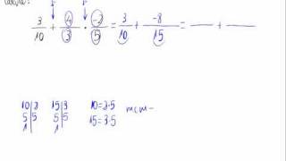 Operaciones con fracciones [upl. by Merridie]