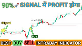 90 Signal me profit hoga  Buy Sell Intraday Indicator Trading By Amit [upl. by Euhc]