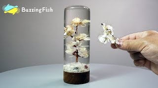 Make a Dried Flowers Resin Paperweight  Resin ART 🌼 [upl. by Ainoyek]