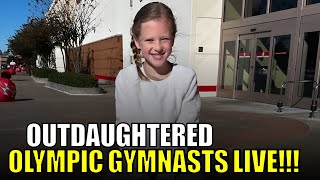 OutDaughtered  The Busby Quints FIRST TIME Watching Olympic Gymnasts Perform Live SEE [upl. by Anikram551]