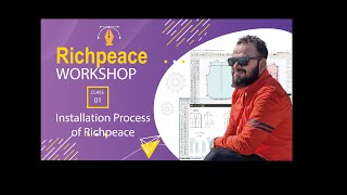 01Installation Process of Richpeace Garments CAD software [upl. by Nickolaus]