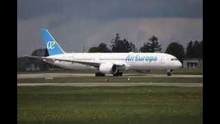 Recorriendo el interior del avión ✈️ de Air Europa que vuela a Madrid España [upl. by Fredrika624]