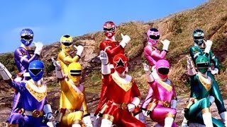 Carranger Vs Ohranger Henshin amp Roll Call [upl. by Dacia]