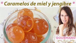 Caramelos de miel y jengibre  Caramelos caseros  Gourmand Backery [upl. by Olyhs892]