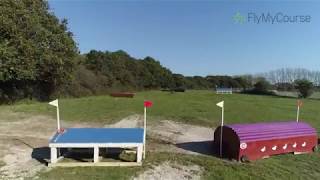 Aerial course walk of Bovington Horse Trials BE80 track [upl. by Gustin]