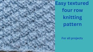 Easy textured knitting pattern [upl. by Ahsinav704]