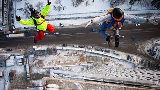 quotMoscow Connectionquot  Бейсджампинг BASE Jumping в Москве [upl. by Jeremiah]