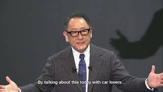 TOYOTA GAZOO Racing press conference（English Subtitles） TOKYO AUTO SALON 2023 [upl. by Marie-Ann119]