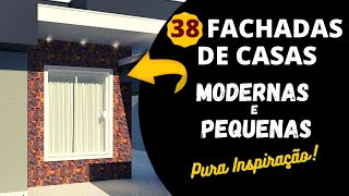 38 Fachadas que Fazem a Diferença Casas Modernas e Pequenas  Pura Inspiração🏠 [upl. by Hannahoj]