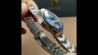 Aquatico Aequorea Victoria Tritium Blue Dial Watch aquaticowatches divewatch automobile [upl. by Aiderfla]