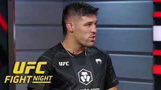 Vicente Luque recaps win vs RDA says he’d welcome Dustin Poirier to welterweight  UFC Post Show [upl. by Niltak]