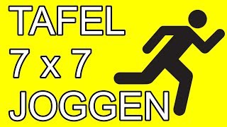 TAFEL VAN 7  REKENEN met meester Richard  tafeljoggen  flitsen  automatiseren  memoriseren [upl. by Erda]