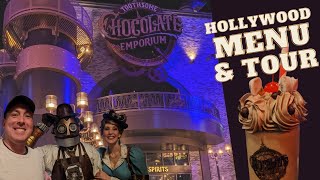 Toothsome Chocolate Emporium Hollywood  TOUR  FULL MENU  Best Items  Universal Studios [upl. by Inat]