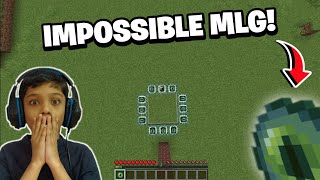 Trying IMPOSSIBLE mlg in MINECRAFT [upl. by Auqcinahs]