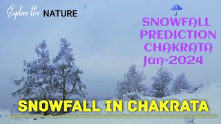 Jan 2024 Snowfall in Chakrata [upl. by Quillan]