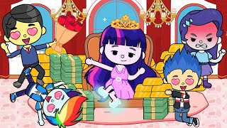 Equestria Girl But Im The Richest Girl In Town  My Little Pony In Toca Life World  Toca Boca [upl. by Dichy766]