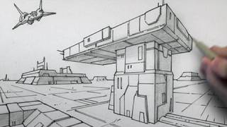 How to Draw Backgrounds 2point Perspective [upl. by Philipp701]