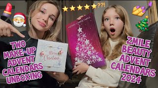 Zmile 2024 Advent Calendars Unboxing Trending Christmas Gift Guide Calendars Trending Makeup Beauty [upl. by Yelahs]