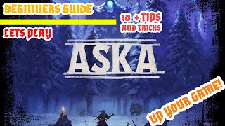 Lets Play ASKA Complete Gameplay 5 Hours of Tips Tricks and Village Management [upl. by Eornom]