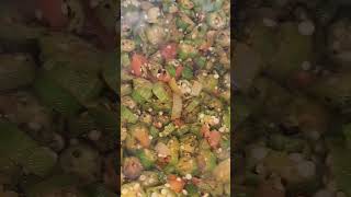 🇬🇾 fried ochro okra guyana guyanesefood guyanese okrarecipes recipe food fypage fyp yummy [upl. by Evars]