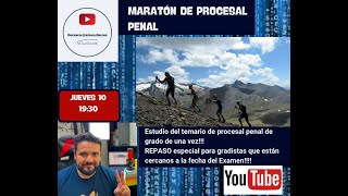 MARATON DE PROCESAL PENAL [upl. by Savart]