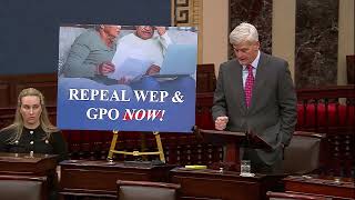 Cassidy Calls for Senate Vote to Repeal WEP GPO Quit Wasting Time on Biden Judicial Nominees [upl. by Weinshienk]