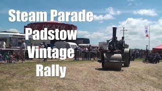 Parade of steam Padstow Vintage Rally [upl. by Maxa]