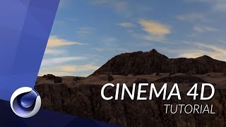 How to Create a Mountain Cliff in Cinema 4D  TUTORIAL [upl. by Thaddus]