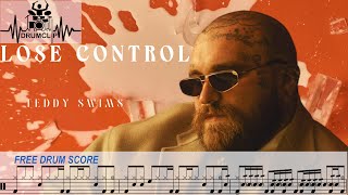 Teddy Swims  Lose Control Drum Score [upl. by Odel]