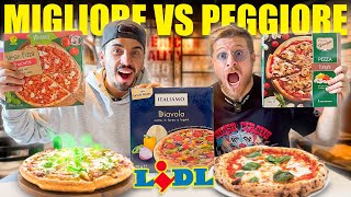 PIZZA MIGLIORE vs PIZZA PEGGIORE DEL SUPERMERCATO LIDL  PENSAVAMO DI ROVINARCI LA VITA MA INVECE [upl. by Enerak]