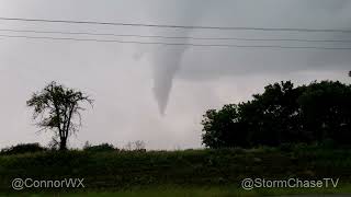 Shapeshifting Texas tornado  May 3rd 2021 [upl. by Erdua]