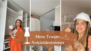 Mein Traum Ankleidezimmer Wanddurchbruch Aufbau und Room Tour 👗 [upl. by Jocelin]