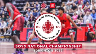 2022 Canada Basketball Nationals 🏀 17U BOYS Nova Scotia vs Manitoba August 2 2022 [upl. by Nnomae954]