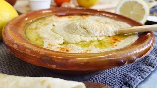 Wie man perfekten Hummus zu Hause macht der besser ist als der aus dem Laden  HummusRezept [upl. by Vivle]